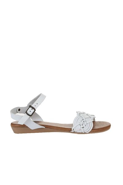Bueno Shoes 01wu7450 Model Sandale de damă din piele albă