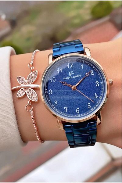 Pacoloren Mrd12017 Silver Color Men's Wristwatch with Bracelet Gift