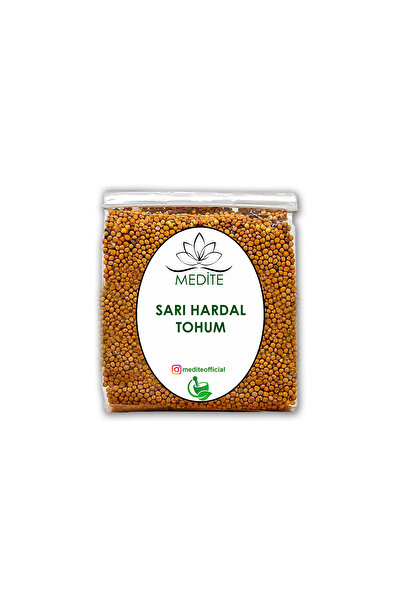 Medite Organik حبوب الخردل الأصفر الطبيعي (براسيكا ألبا) حصاد جديد 30 جرام