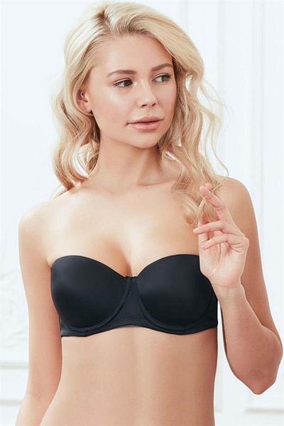 ILISANA Markano Women's Underwire Unpadded Unpadded Strapless Daily Classic T-Shirt Bra (3113)