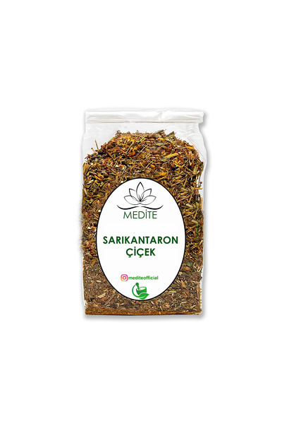 Medite Organik نبات نبتة سانت جون (هيبيريكوم بيرفوراتوم) حصاد جديد 500 جرام