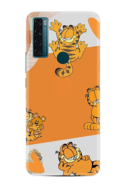 TCL 20 SE Kılıf HD Baskılı Desenli Yüksek Korumalı Silikon Kapak xt-20se STK-...