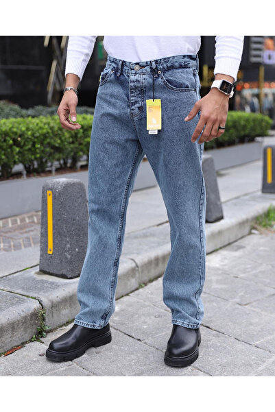 More Pantaloni largi albastru închis