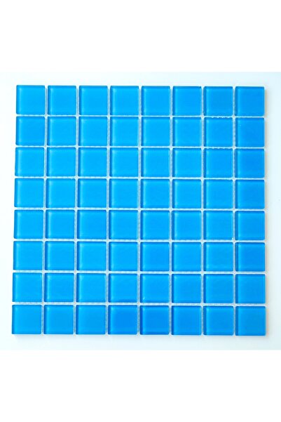 MozaiKristaL Havuz, ve yaşam alanlarının tüm yüzeyleri için 38x38mm A.Mavi Kristal Mozaik ( 1 m2 Fiyatıdır )