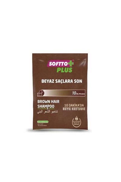 Softto Plus 21ml Dark Chestnut Shampoo