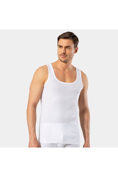 NazikEndam Cachare U Neck Undershirt 1401/White