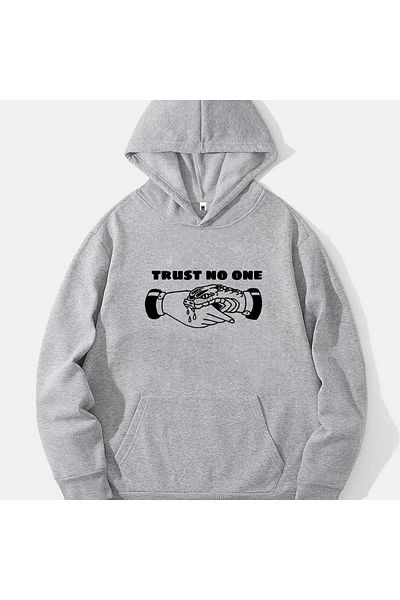 Moda Glo Γραπτό φούτερ Unisex Trust No One