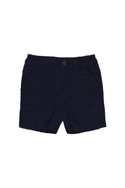 Panço Erkek Bebek Düğmeli Lacivert Şort