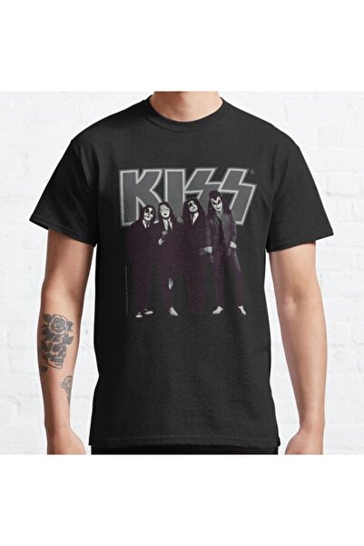 ZOKAWEAR Tricou cu imprimeu unisex Kiss The Band, loose fit