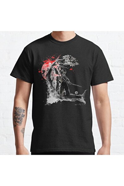 ZOKAWEAR Loose Fit Unisek japanski samurajski dizajn štampana majica