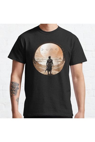 ZOKAWEAR Baggy Mold unisex Dune: O lume de nisip, condimente și destin tricou imprimat