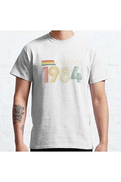 ZOKAWEAR Μπλουζάκι γενεθλίων 40ου μοντέλου Unisex Vintage Design 1984 - Loose...