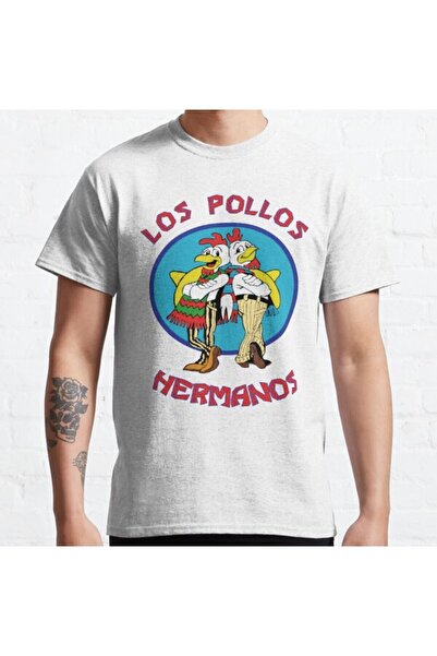 ZOKAWEAR Μπλουζάκι Loose Fit Unisex Los Pollos Hermanos με στάμπα με σχέδιο