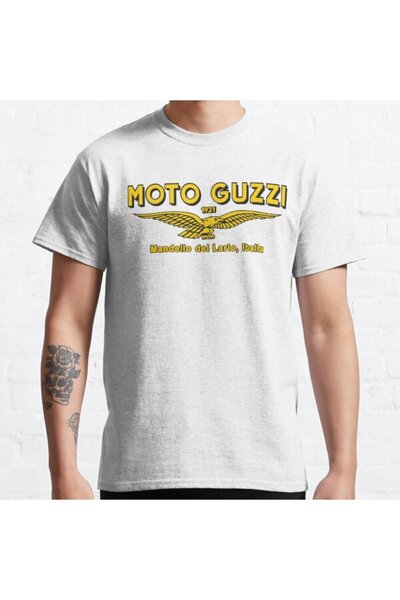 ZOKAWEAR Loose Fit Unisex Moto Guzzi. Mandello Del Lario. Μπλουζάκι με στάμπα...