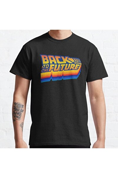 ZOKAWEAR Τυπωμένο μπλουζάκι Loose Fit Unisex Back To The Future 35ης Επετείου με ρετρό λογότυπο