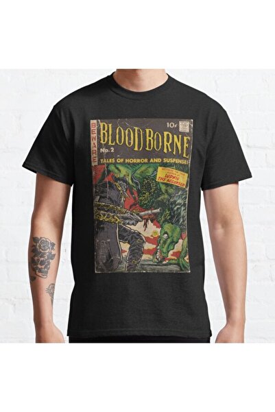 ZOKAWEAR Široka unisex majica sa motivom naslovnice stripa iz igre Bloodborne...