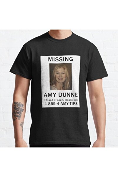 ZOKAWEAR Τυπωμένο μπλουζάκι OversizeUnisex Amy Dunne Missing με σχέδιο αφίσας