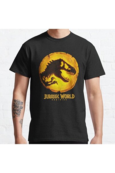 ZOKAWEAR Tricou imprimat unisex cu sigla Jurassic World Dominion Amber Coin