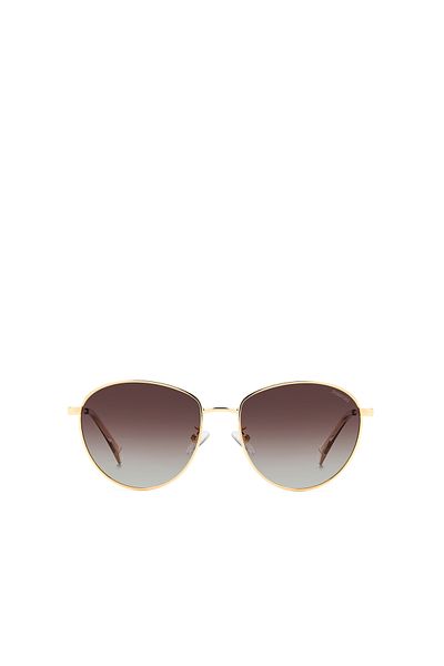 Polaroid Women's Gold Sunglasses - 20679201 Q57La Model