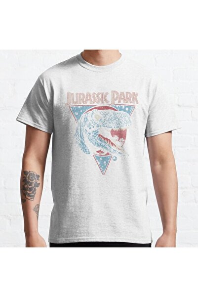 ZOKAWEAR Μπλουζάκι με τυπωμένο λογότυπο Loose Fit Unisex Jurassic Park New Wa...