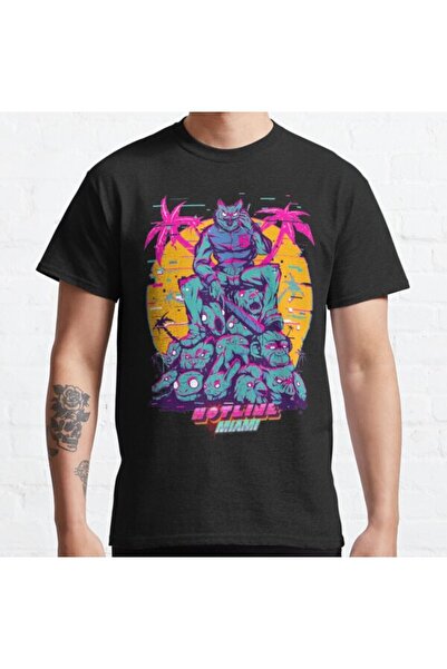ZOKAWEAR Tricou cu imprimeu unisex Hotline Miami Design