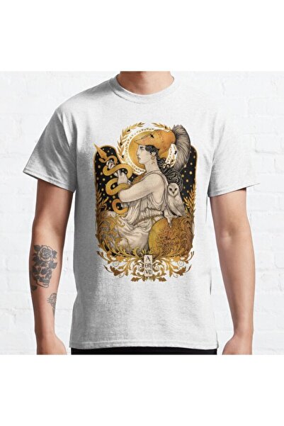 ZOKAWEAR Široka unisex majica Pallas Athena Design Štampano