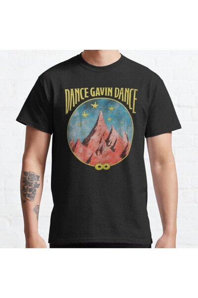 ZOKAWEAR Большой розмір унісекс футболка з принтом Gavin Dance Mountain Stars Graphic Design