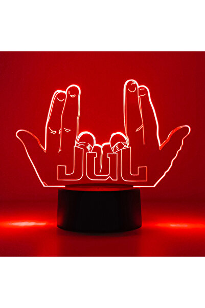 Choice Blue Crack Base Remote LED Night Light Celebrity JUL for Fans Bedroom ...