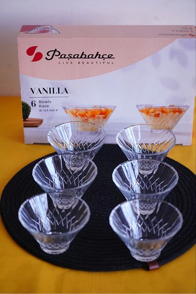 Paşabahçe Vanilla 6-Piece Bowl Set - 530436