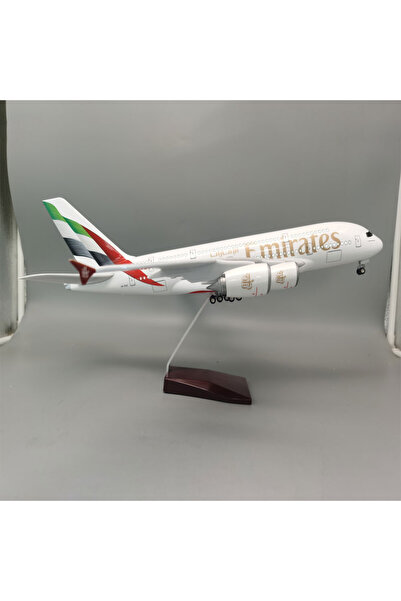 Choice طائرة إيرباص A380 جديدة من طيران الإمارات، بدون مصباح، طولها 46 سم، بم...