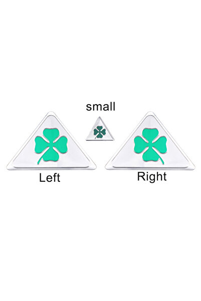 Choice 3 قطع من ملصقات شعار البرسيم الأخضر ثلاثي الأبعاد رباعي الأوراق، ملصقا...