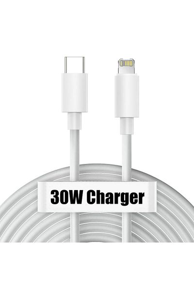 Choice 1m 30w Fast Charger For Apple Iphone Pd3.0 30w Lightning Cable For Apple 14 13 12 11 Pro Max X Xr Xs