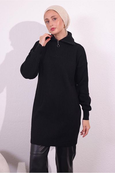 TRENDTESETTÜR Black Knitwear Kadik Sweater - t 3409