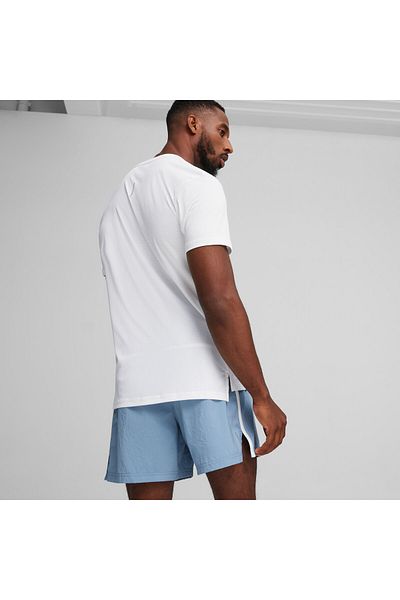 Puma Μπλουζάκι PUMA White Graphic Pattern RUN Faster Icons