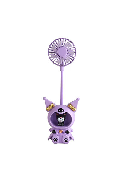 Choice Cartoon Sanrio Cinnamoroll Kuromi  Fan Anime Desktop LED Fan Light Foldable Summer Night Light US...