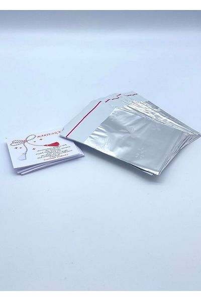 Concept HuBuTU 10 Pieces Card Gelatin Minimal Men's Martenish Wish Lucky Bracelet Set