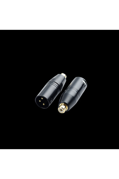 BSN 2pcs Male Audio Adaptor XLR 3Pin Male to RCA Female Audio Adapter Connector Converter HIFI Supported