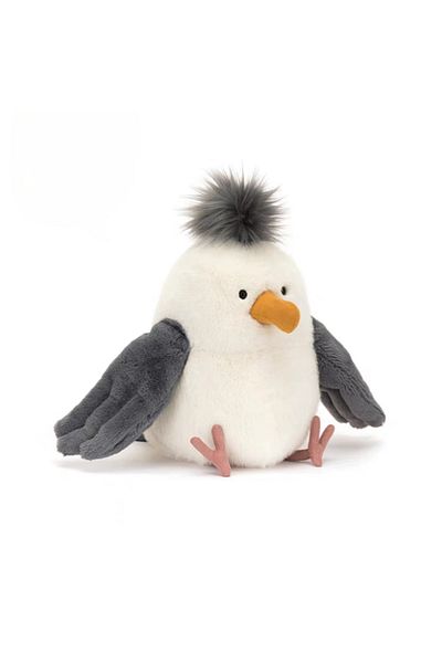 Choice 25cm Grey White Funny Cute Chipper Seagull Soft Stuffed Animal Plush Toy Beach Star's Birthday Gift