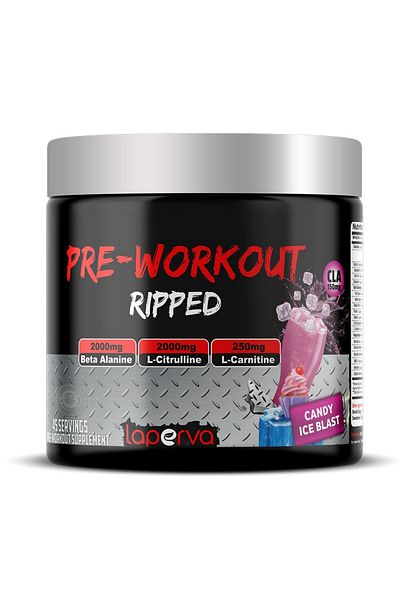Laperva مشروب ما قبل التمرين Ripped، Candy Ice Blast، 45 مل