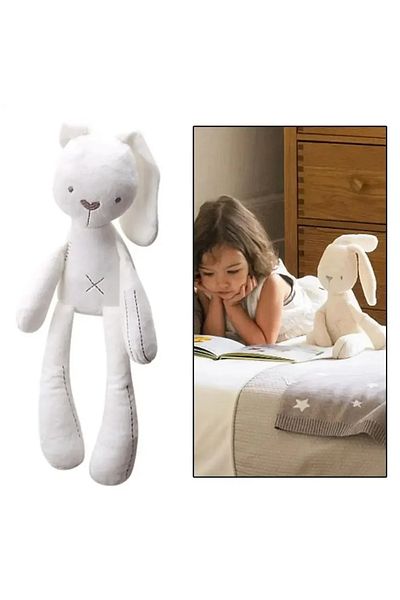 Choice 42CM Cute Cartoon Long Ears Rabbit Doll Baby Soft Plush Toys For Children Bunny Sleeping Mate Chi...