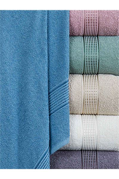 Rebeka Home Collection 6 Piece Ezgi̇ Towel Set