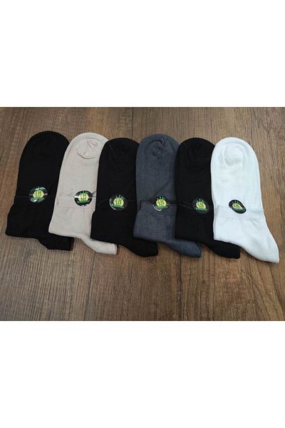 Leement socks Ανδρικές λεπτές μεσαίες μύτες από μπαμπού 6 ζεύγη άνετο ελαστικό χωρίς ραφή