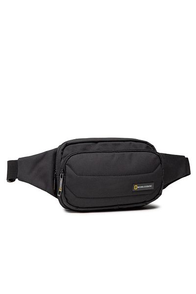NATIONAL GEOGRAPHIC Unisex Black Multi-Compartment Waist Bag - N00718.06