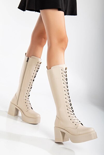 GULT Platform Sole Women's Boots - String Design