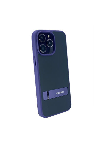 Nettech Jmookit Series Back Protection Case with Stand Compatible with Apple iPhone 14 Pro - Purple