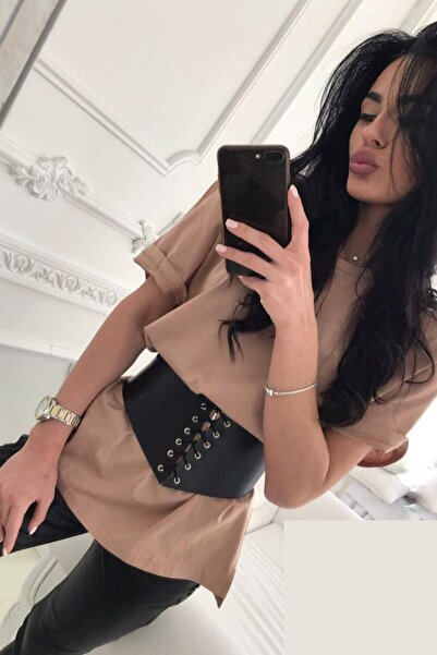 Good Miss Kalın Deri Bel Kemeri Good-5035