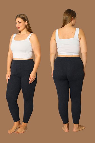 DONEX Női pamut hálós vastag téli szövet nagy méretű hosszú leggings