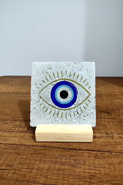 Begoloni Stone Decor Decor de masă din piatră naturală - Decor de masă 10x10c...