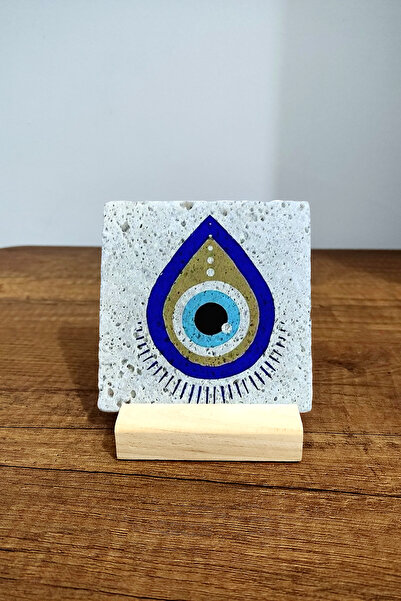 Begoloni Stone Decor Masă din piatră - Masă de masă 15x15cm - Decor imprimat ...