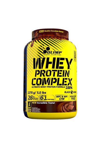 OLIMP SPORT NUTRITION مركب بروتين مصل اللبن، شوكولاتة مزدوجة، 5 رطل